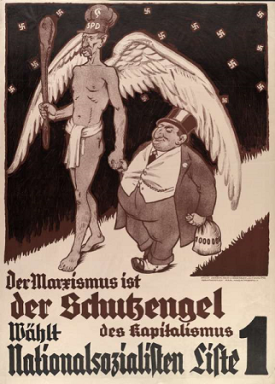 A Nazi election poster from 1932 which reads 